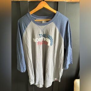 Men’s north face 3/4 sleeve shirt size xl